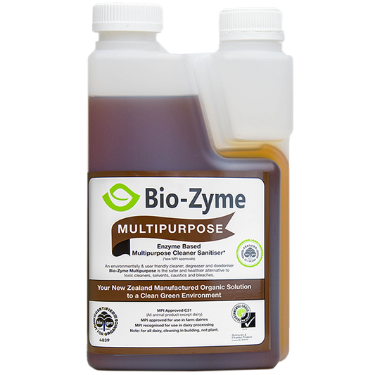 Bio-Zyme Multipurpose Enzyme Based Cleaner 1L - Non Fragrant - Chemicals Clenz
