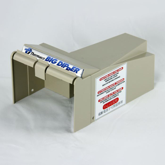 Rear electrical enclosure for big dipper grease trap