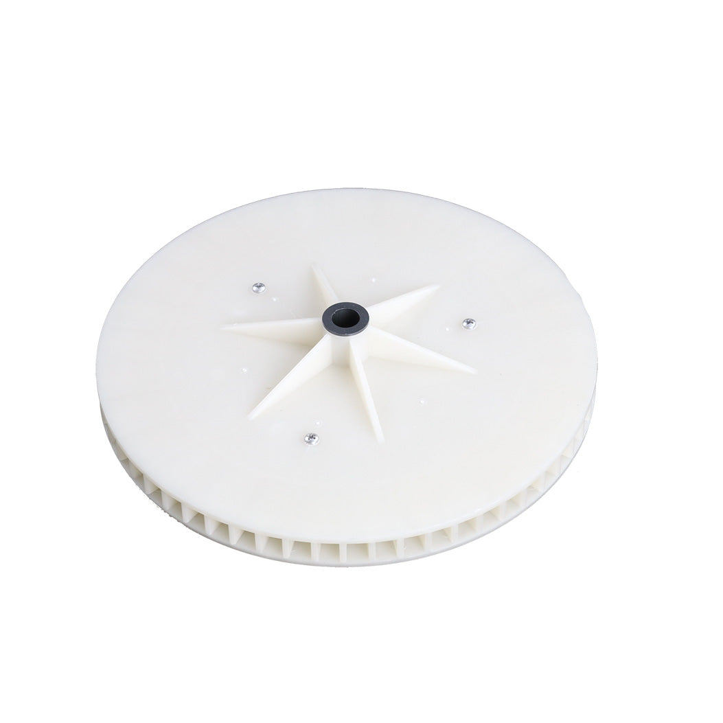 Skimming wheel for big dipper grease trap