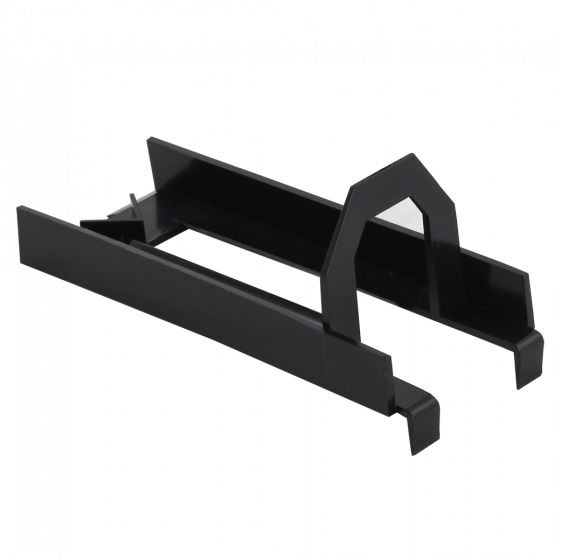 Wheel Wiper Assembly - Black Plastic