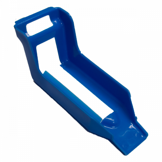 Wheel Wiper Assembly - Blue Plastic