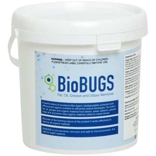Enzyme Based Drain Cleaner 1kg | Bio Bugs | Biodegradable – Clenz