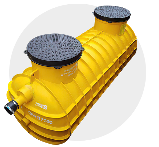ACO Halgan Oil & Water Separator top view